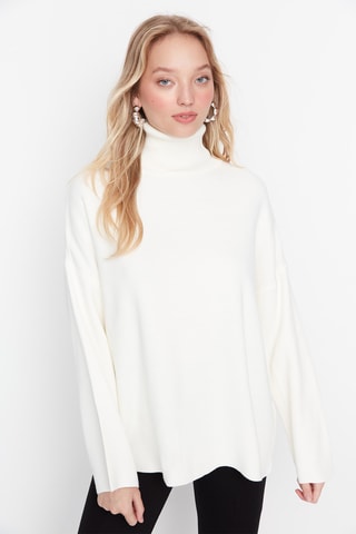 Camisola oversize - Cru