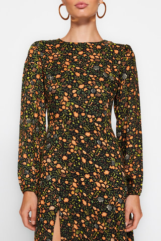 Vestido estilo patinadora - Preto