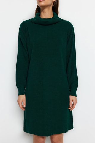 Vestido-camisola - Verde-esmeralda