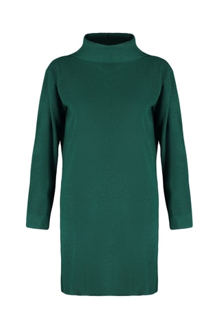 Vestido-camisola - Verde-esmeralda