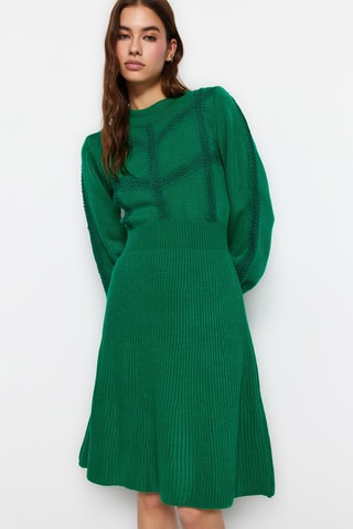 Vestido estilo patinadora - Verde