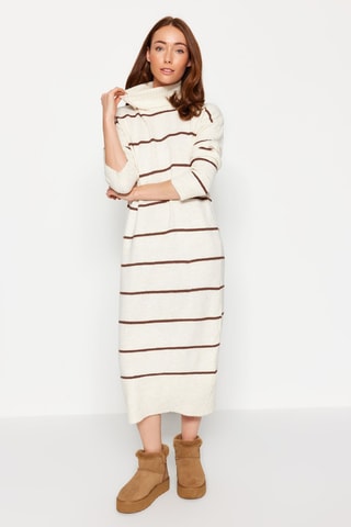Vestido-camisola - Cru