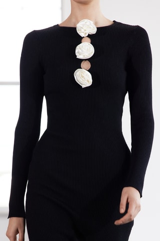 Vestido midi - Preto