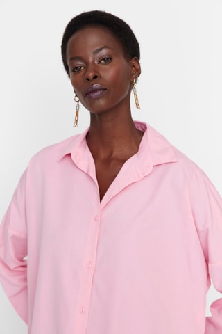 Camisa oversize - Rosa