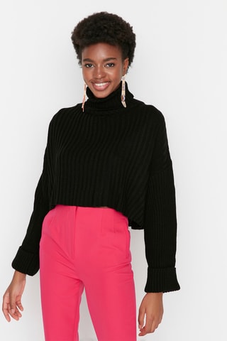 Camisola oversize - Preto