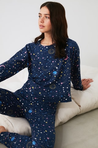 Pijama - Azul-marinho