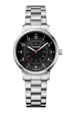 Stalen Quartz Horloge Avenue - Zilverkleurig en Zwart