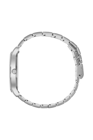 StalenQuartz Horloge City Sport - Zilverkleurig en Marineblauw