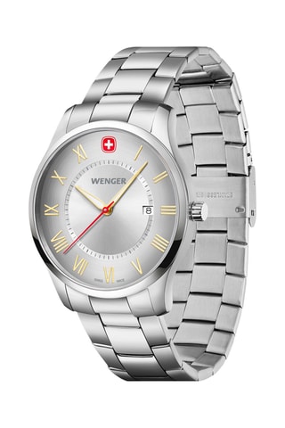 Stalen Quartz Horloge City Classic - Zilverkleurig