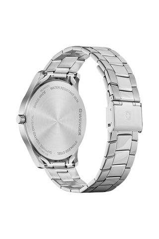 Stalen Quartz Horloge City Classic - Zilverkleurig