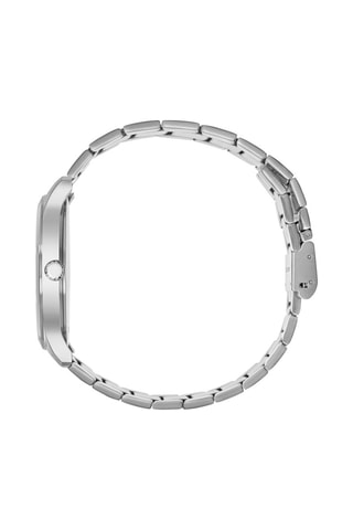 Stalen Quartz Horloge City Classic - Zilverkleurig