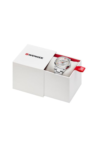 Stalen Quartz Horloge City Classic - Zilverkleurig