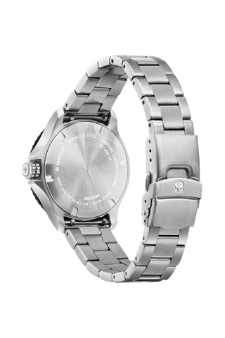 Stalen Quartz Horloge Seaforce - Zilverkleurig en Zwart