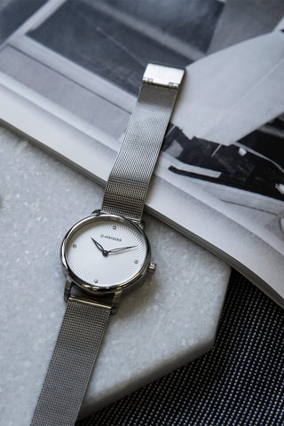 Quartz Schakelhorloge Urban Donnissima - Zilverkleurig en Zwart
