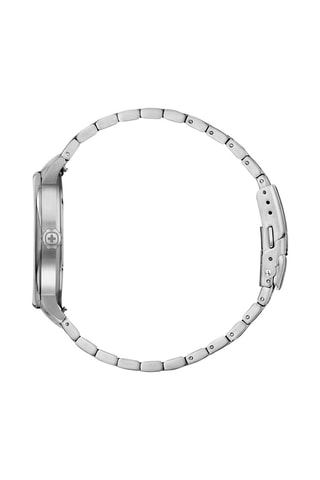 Stalen Quartz Horloge Urban Classic - Zilverkleurig en Zwart