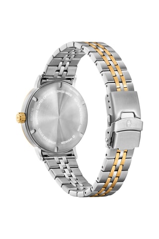 Stalen Quartz Horloge Urban Classic - Zilverkleurig en Goudkleurig