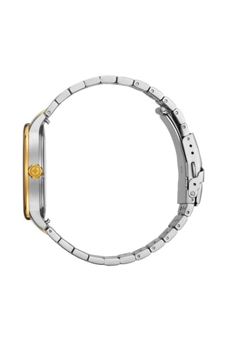 Stalen Quartz Horloge Urban Classic - Zilverkleurig en Goudkleurig