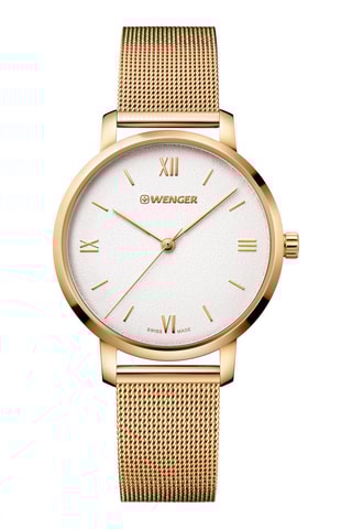 Quartz Schakelhorloge Metropolitan Donnissima - Goudkleurig en Wit