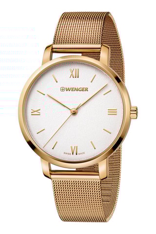 Quartz Schakelhorloge Metropolitan Donnissima - Goudkleurig en Wit