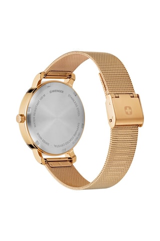 Quartz Schakelhorloge Metropolitan Donnissima - Goudkleurig en Wit