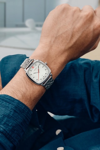 Roestvrijstalen Quartz Horloge - Zilverkleurig