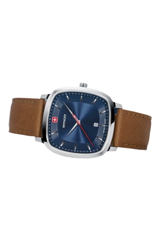Quartz Horloge Smartcycle - Bruin en Zilverkleurig