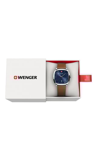 Quartz Horloge Smartcycle - Bruin en Zilverkleurig