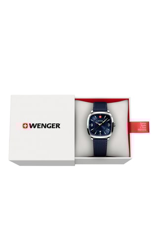 Quartz Horloge - Blauw en zilverkleurig