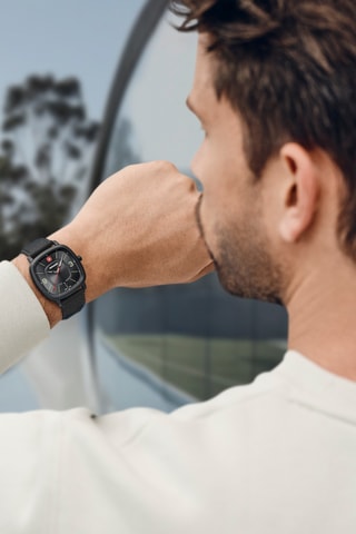 Silicone Quartz Horloge - Zwart