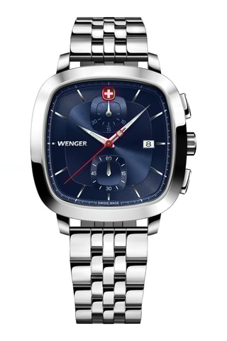 Roestvrijstalen Quarts Horloge - Chronograaf - Zilverkleurig