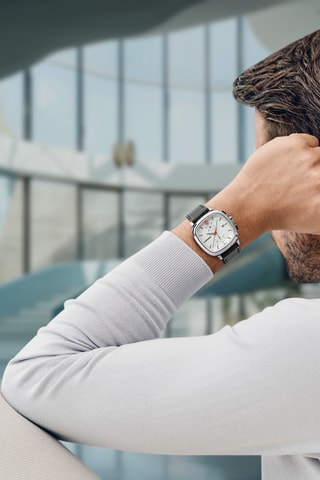 Quartz Horloge - Chronograaf - Zwart en zilverkleurig
