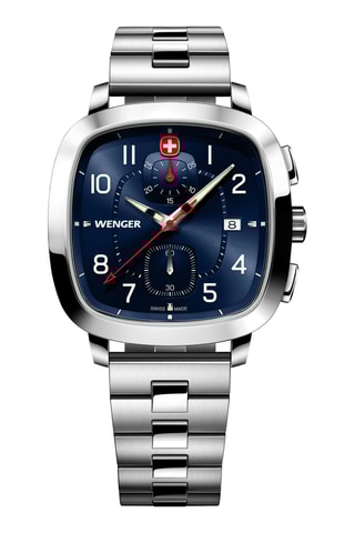 Roestvrijstalen Quarts Horloge - Chronograaf - Zilverkleurig