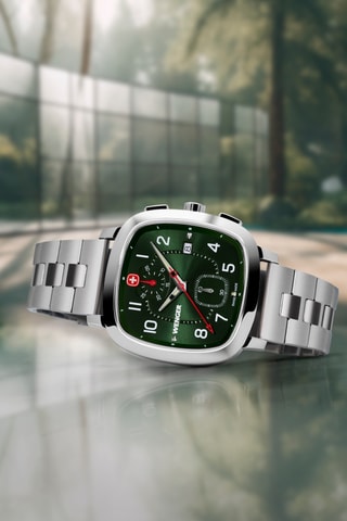 Roestvrijstalen Quarts Horloge - Chronograaf - Zilverkleurig