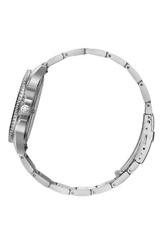 Roestvrijstalen Quartz Horloge - Zilverkleurig en zwart