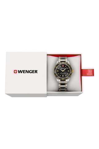 Roestvrijstalen Quartz Horloge - Zilverkleurig en zwart