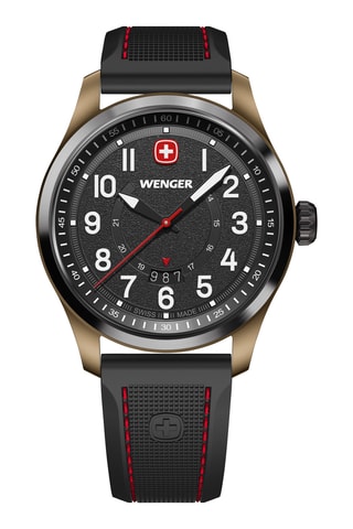 Silicone Quartz Horloge - Zwart