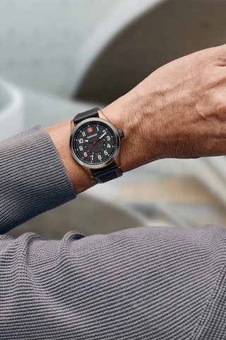 Silicone Quartz Horloge - Zwart