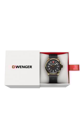 Silicone Quartz Horloge - Zwart en goudkleurig