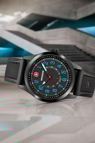 Silicone Quartz Horloge - Zwart
