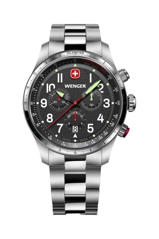 Roestvrijstalen Quartz Horloge - Tachymeter - Zilverkleurig