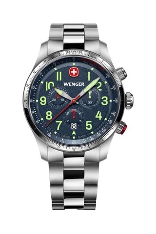 Roestvrijstalen Quarts Horloge - Chronograaf - Zilverkleurig
