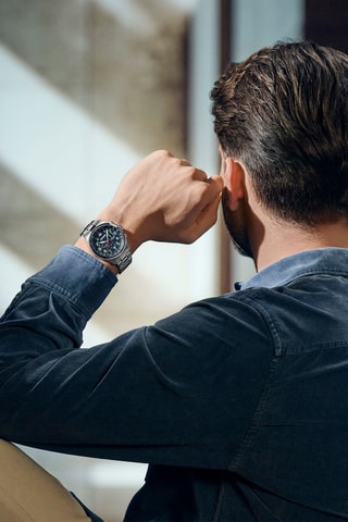 Roestvrijstalen Quarts Horloge - Chronograaf - Zilverkleurig