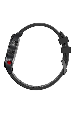 Silicone Quartz Horloge - Chronograaf - Zwart