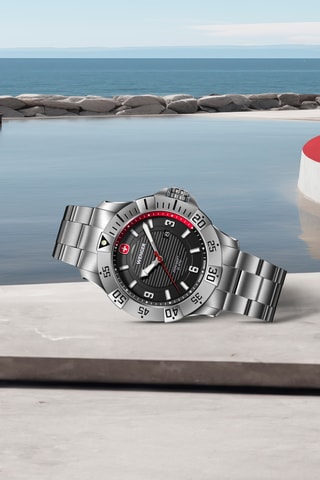 Roestvrijstalen Quartz Horloge - Zilverkleurig