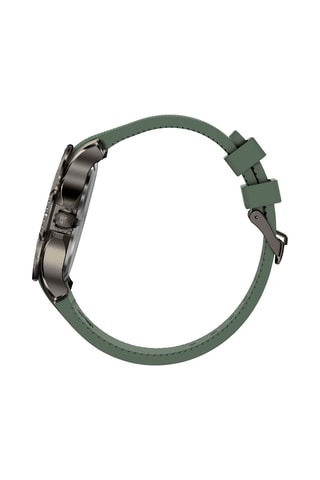Silicone Quartz Horloge - Groen en Grijs