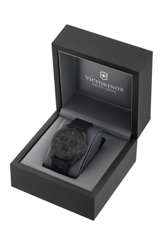 Rubberen Quartz Horloge - Tachymeter - Zwart