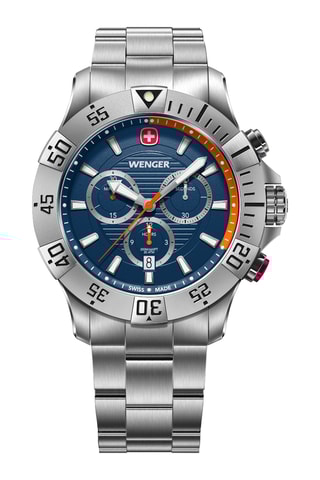 Roestvrijstalen Quarts Horloge - Chronograaf - Zilverkleurig