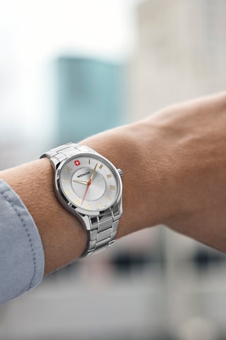 Roestvrijstalen Quartz Horloge - Zilverkleurig