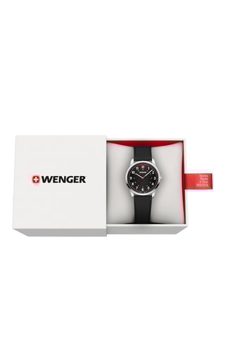 Silicone Quartz Horloge - Zwart en Zilverkleurig