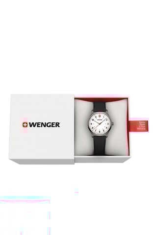 Silicone Quartz Horloge - Zwart en Zilverkleurig